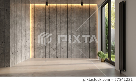 Interior of modern living room with sofa 3D rendering 57541221