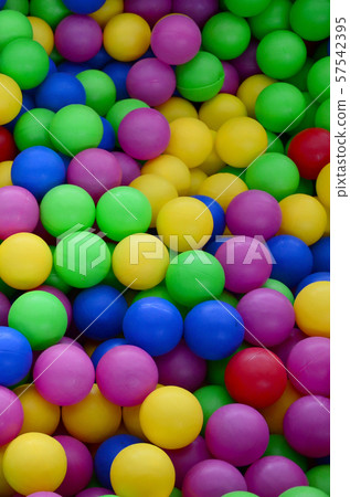Swimming pool for fun and jumping in colored Swimming pool for fun and jumping in colored 57542395