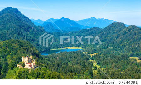Landscape with Hohenschwangau Castle, Bavaria, 57544091
