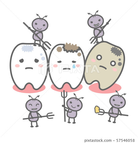 Eroded by caries 57546058