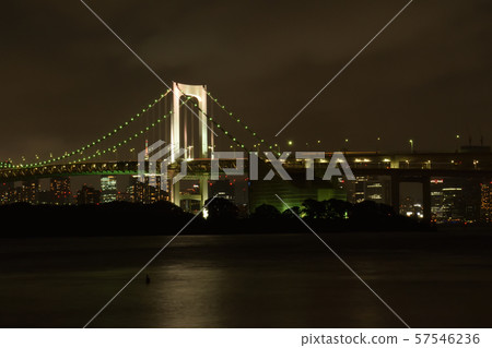 Rainbow Bridge at night Rainbow Bridge at night 57546236