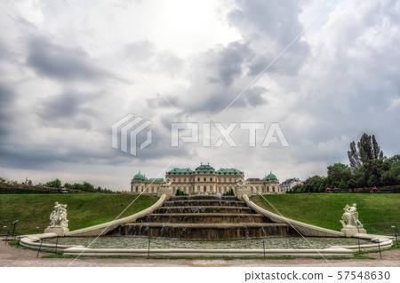 belvedere palace and fountain belvedere palace and fountain 57548630