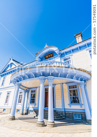 在北海道中島公園的夏天全國指定重要的文化財產Toyohirakan 在北海道中島公園的夏天全國指定重要的文化財產Toyohirakan 57549091