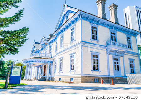 在北海道中島公園的夏天全國指定重要的文化財產Toyohirakan 在北海道中島公園的夏天全國指定重要的文化財產Toyohirakan 57549110
