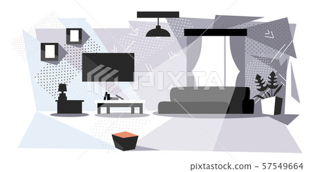 modern living room with furniture empty no people house design home apartment interior sketch modern living room with furniture empty no people house design home apartment interior sketch 57549664