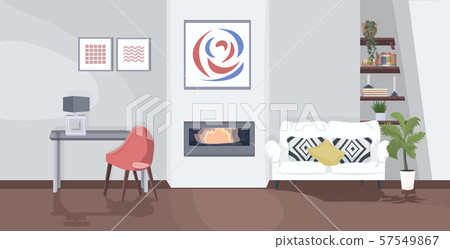 stylish home modern living room interior empty no people apartment with furniture and fireplace flat stylish home modern living room interior empty no people apartment with furniture and fireplace flat 57549867