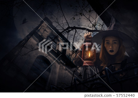 Halloween mystery concept 57552440