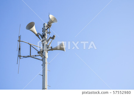 Loudspeakers attached to pillars Loudspeakers attached to pillars 57552980