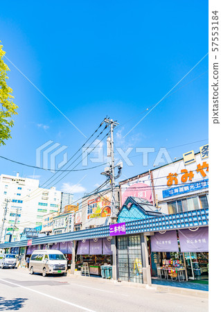 Hokkaido Summer Landscape around Sapporo Nijo Market 57553184