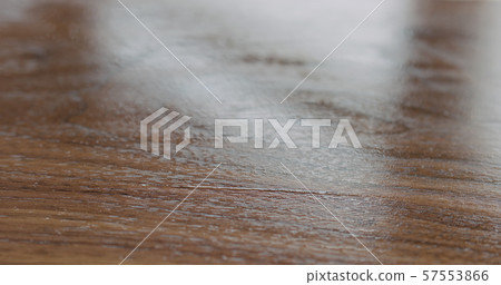 freshly applied oil finish to black walnut board 57553866