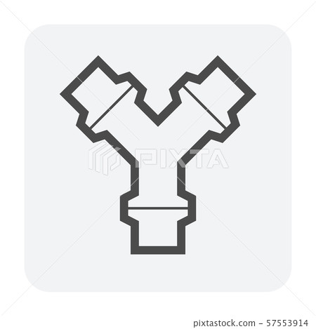 pipe connector icon 57553914