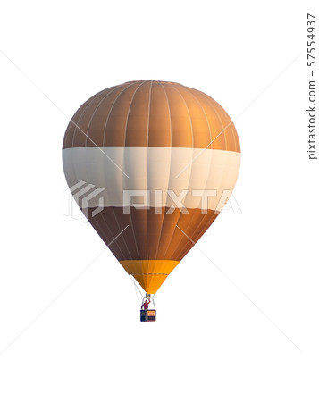 hot air balloon isolated on white background. hot air balloon isolated on white background. 57554937