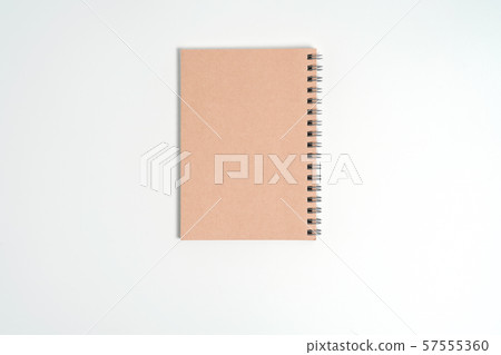 blank realistic spiral notebook isolated on white 57555360