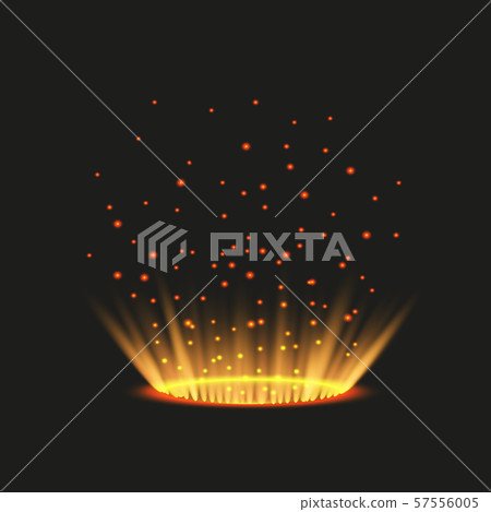 Magic portal of fantasy. Futuristic teleport. Light effect. Rays of light. Night scenes and sparks Magic portal of fantasy. Futuristic teleport. Light effect. Rays of light. Night scenes and sparks 57556005