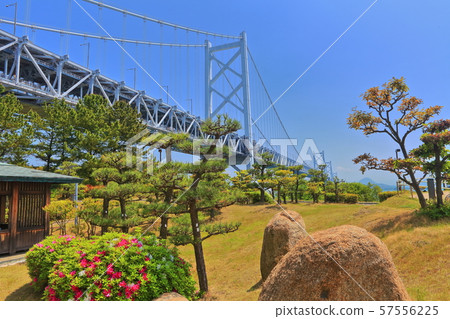 從Yojima停車場看到的瀨戶大橋 從Yojima停車場看到的瀨戶大橋 57556225