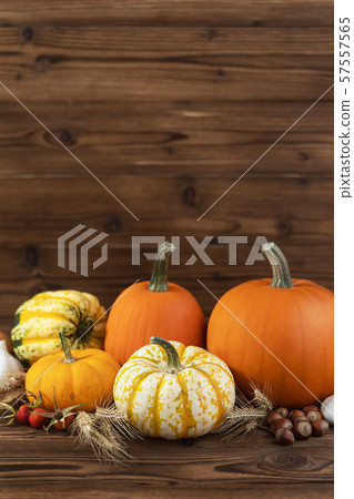 Autumn harvest still life 57557565