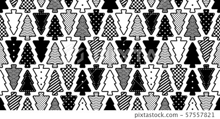christmas tree seamless pattern vector checked polka dot striped heart cartoon scarf isolated tile wallpaper repeat background illustration gift wrap paper doodle design 57557821
