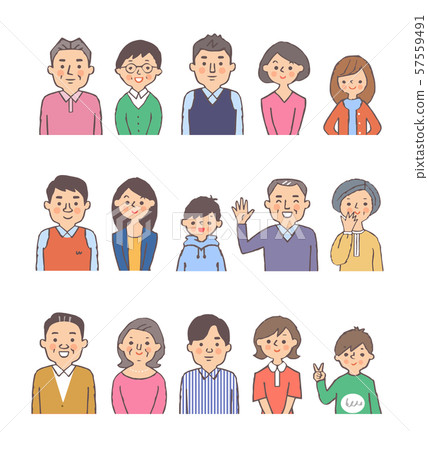 3代家庭上身3套 57559491