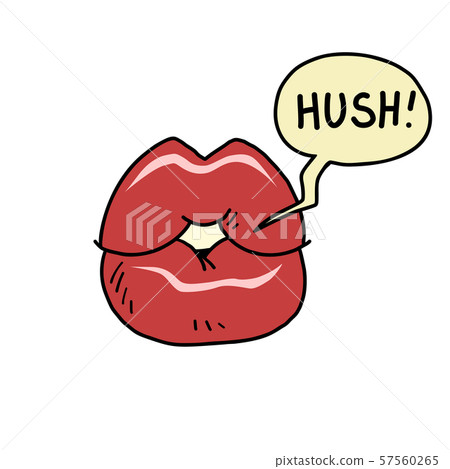 lips hush silence lips hush silence 57560265