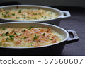 Shrimp macaroni gratin 57560607
