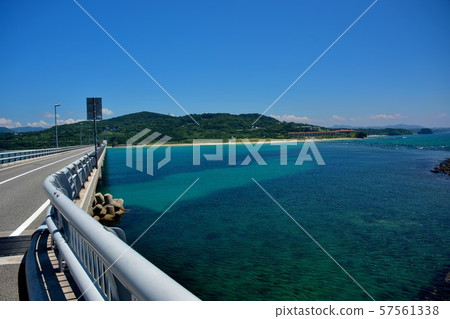 Yamaguchi, Tsunoshima Ohashi, under the summer sky, refreshingly drive the Tsunoshima Ohashi that shines in the emerald green (7) 57561338