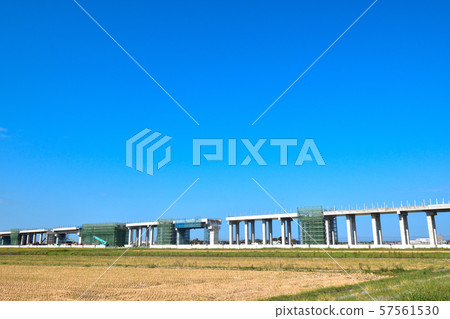 Hokuriku Shinkansen在Mikawa附近擴建工作 Hokuriku Shinkansen在Mikawa附近擴建工作 57561530