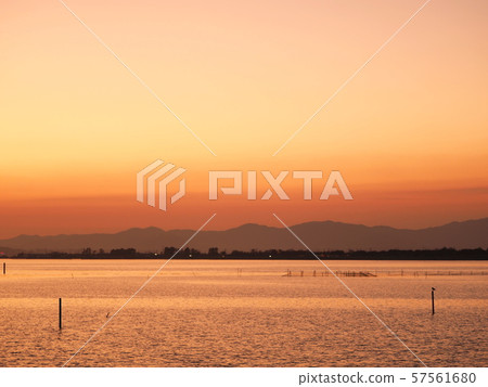 Dusk of Lake Hamana Dusk of Lake Hamana 57561680
