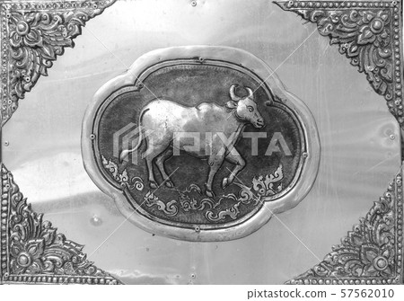 Engraving of the silver value, Zodiac symbol of 57562010