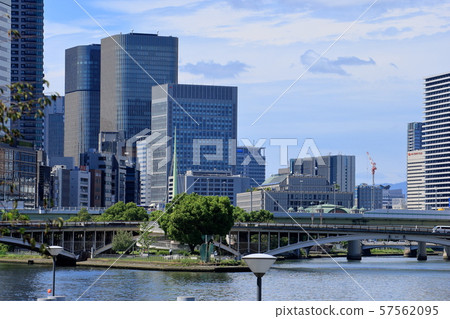 Nakanoshima buildings and Okawa 57562095