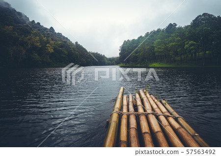Reservoir, Pang Ung Reservoir, Travel Reservoir and Bamboo Raft Ride 57563492