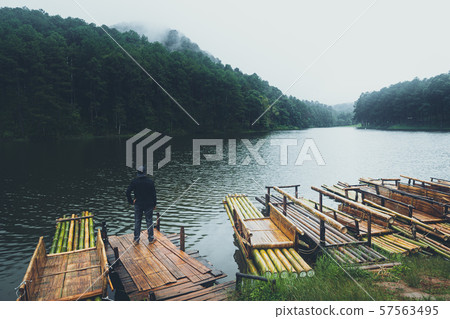Reservoir, Pang Ung Reservoir, Travel Reservoir and Bamboo Raft Ride 57563495