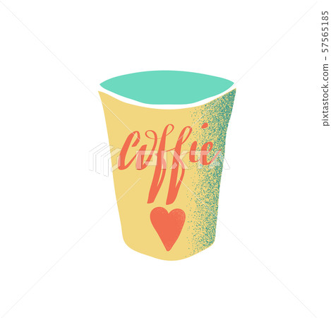 Retro cartoon banner with lettering doodle text 57565185