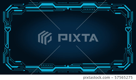 Graphic representation of a computer panel monitor, frame, control display. illustration Graphic representation of a computer panel monitor, frame, control display. illustration 57565275