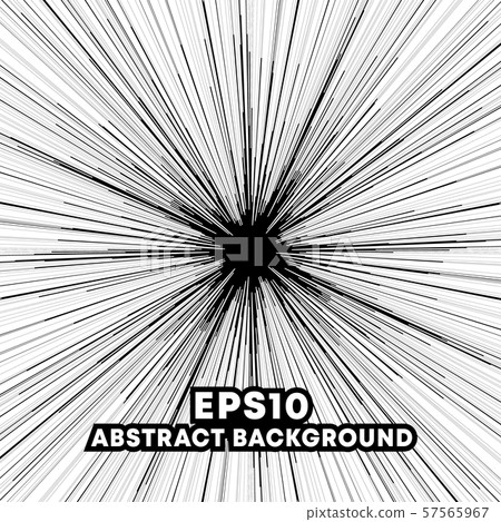 Black and white minimal design background with rays. Vector illustration Black and white minimal design background with rays. Vector illustration 57565967