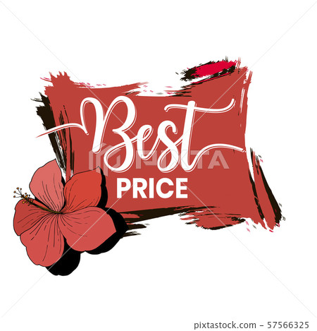 Vector sale tag with discount label. Promotion coupon retail collection banner. Isolated lable 57566325