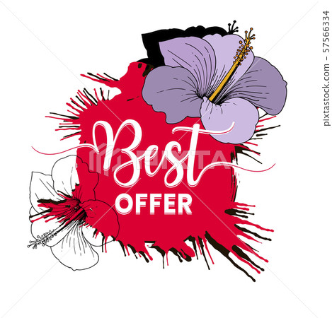 Vector sale tag with discount label. Promotion coupon retail collection banner. Isolated lable 57566334