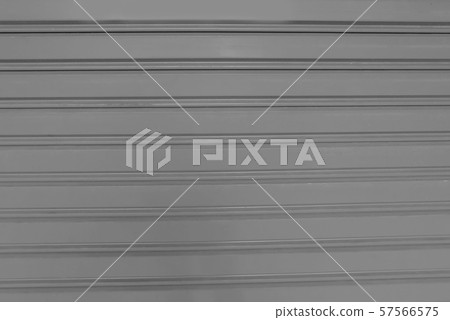 Background Textured of Gray Corrugated Metal Sheet 57566575