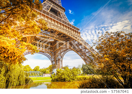 eiffel tour and Paris cityscape 57567041