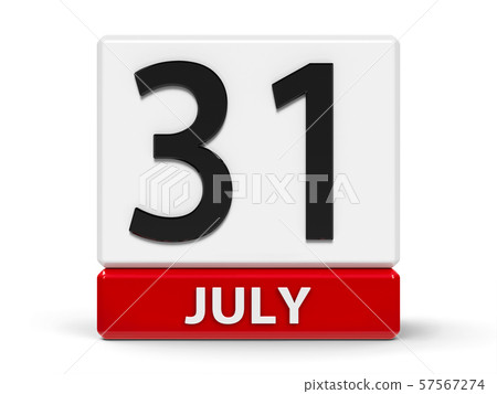 Cubes calendar 31st July 57567274