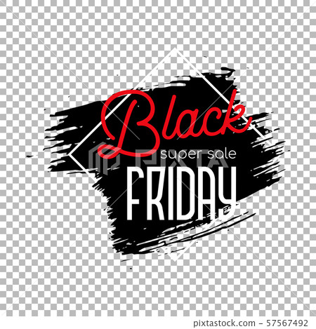 Black friday sale vector banner template 57567492