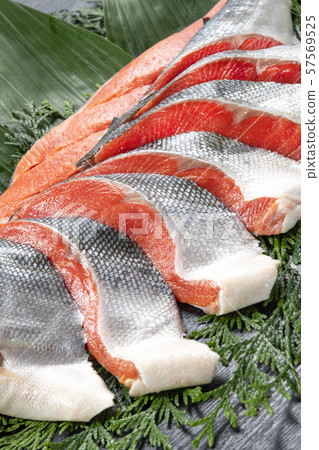 Delicious red salmon from Hokkaido 57569525