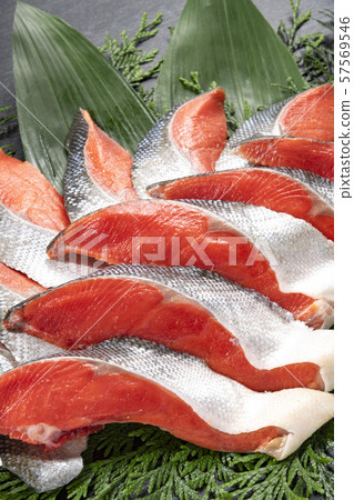 Delicious red salmon from Hokkaido 57569546