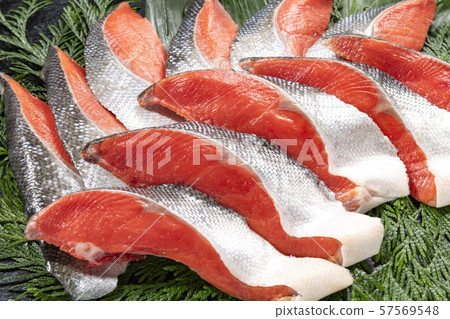來自北海道的美味紅鮭魚 57569548
