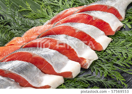 來自北海道的美味紅鮭魚 57569553