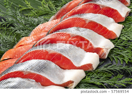 Delicious red salmon from Hokkaido 57569554