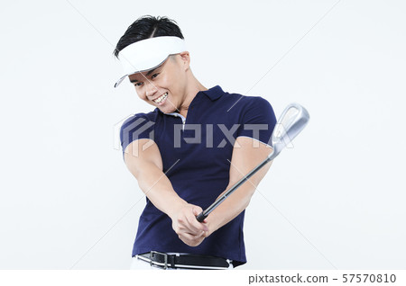 高爾夫球員男高爾夫球 57570810