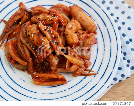 Korean food squid stir-fry Korean food squid stir-fry 57571847