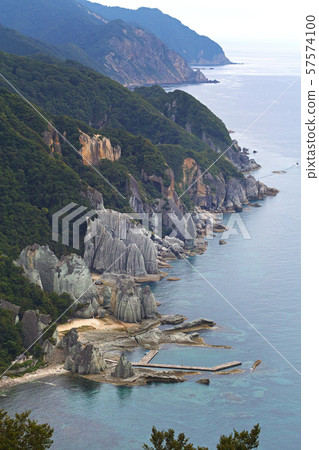 [Aomori Prefecture, scenic spot] Hotokegaura 57574100