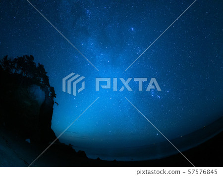 Winter milky way and zodiac light 57576845