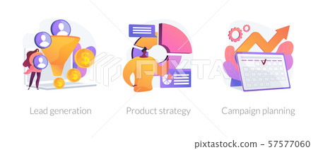 Digital Strategy vector concept metaphors - Stock Illustration ...